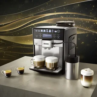 EQ6 plus s700 TE657M03DE - Volautomatische espressomachine - Zilver/Zwart van Siemens in Zwart – productfoto 4 van 4