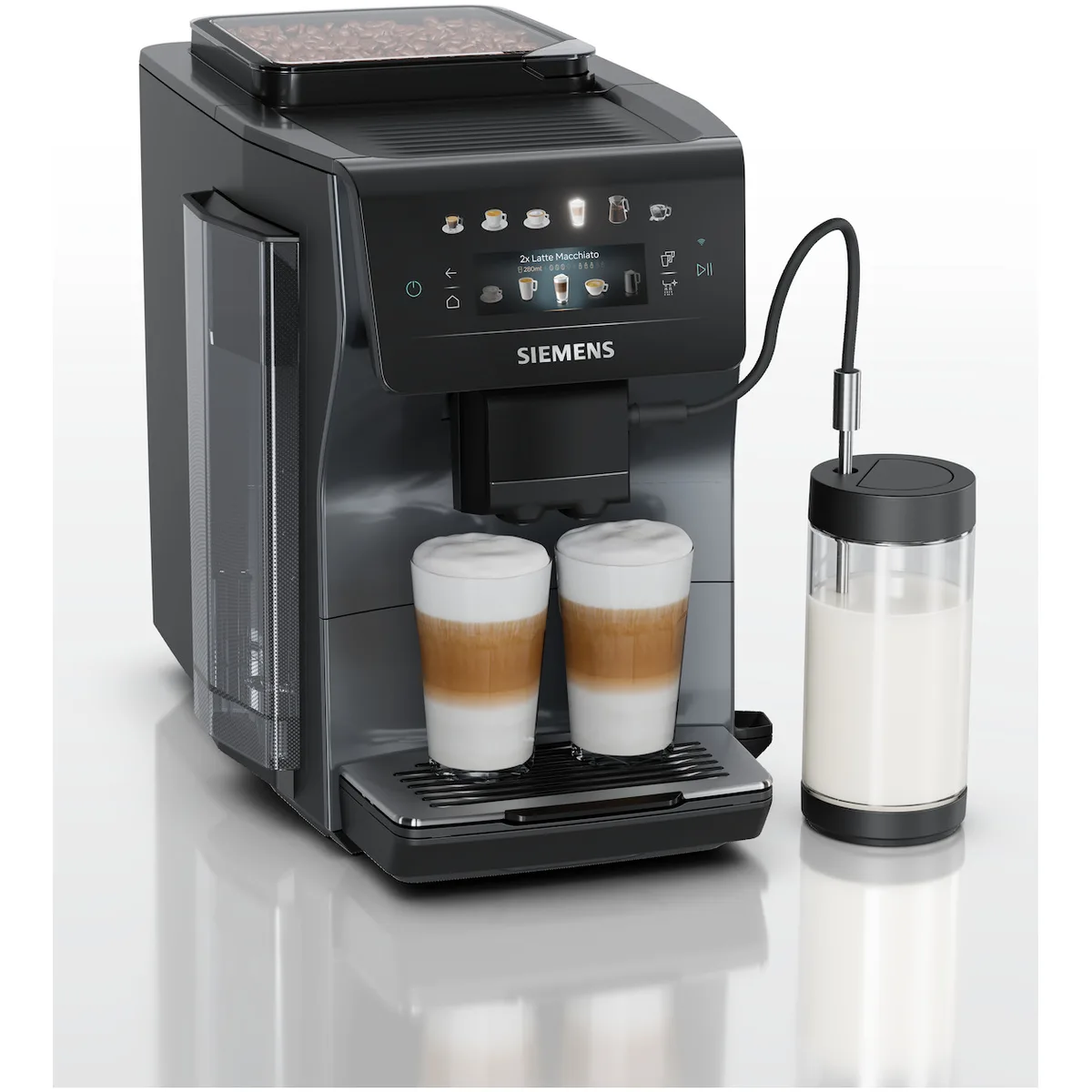 EQ600 iAroma TP603EF6 extraKlasse Volautomaat Grijs van Siemens – productfoto