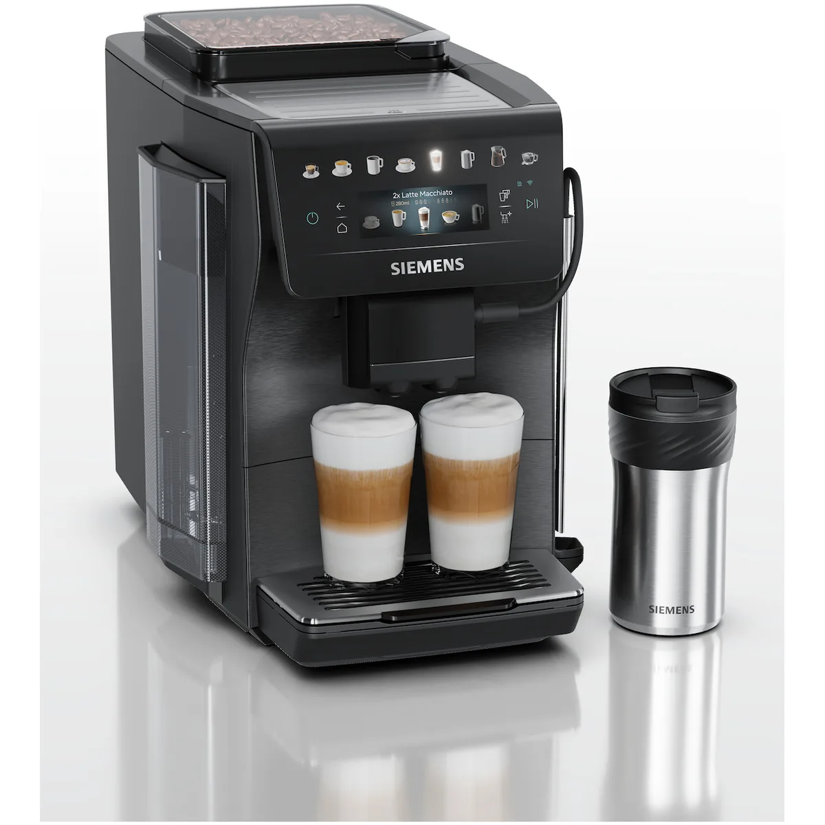 EQ600 iAroma TP607EF5 extraKlasse Volautomaat Zwart by Siemens – product photo