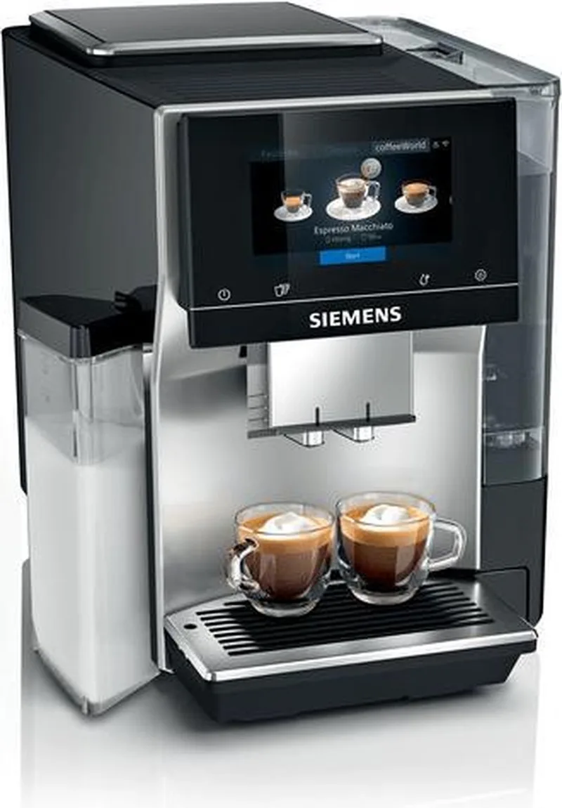 EQ700 TQ703R07 - Volautomatische espressomachine van Siemens in Rvs – productfoto