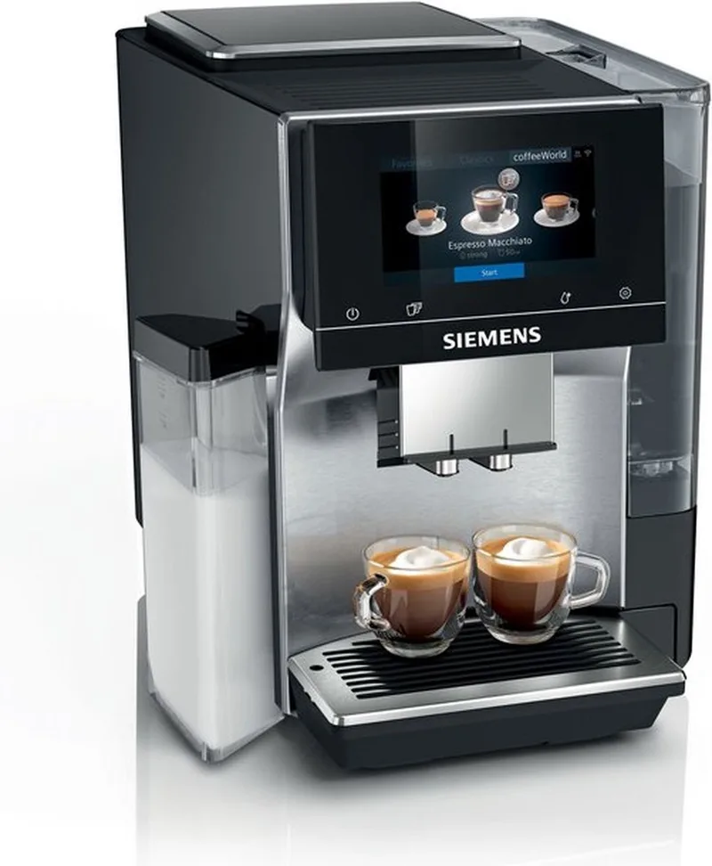 EQ700 TQ713R03 - Volautomatische espressomachine - Zwart/RVS van Siemens in Zwart – productfoto