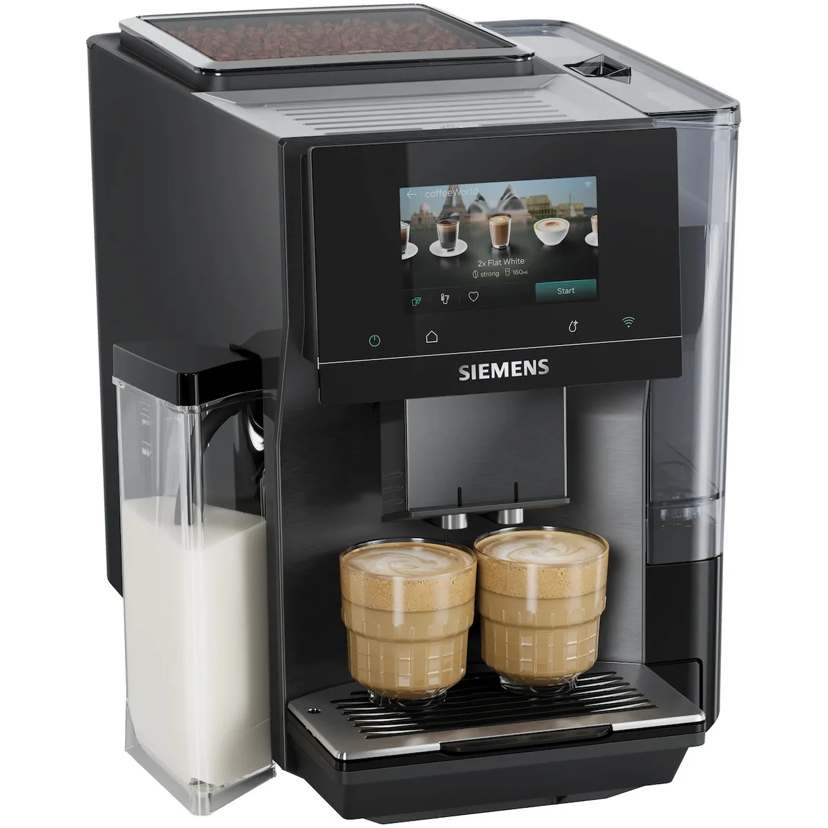 EQ700 TQ727EF5 iAroma extraKlasse Volautomaat Zwart by Siemens – product photo