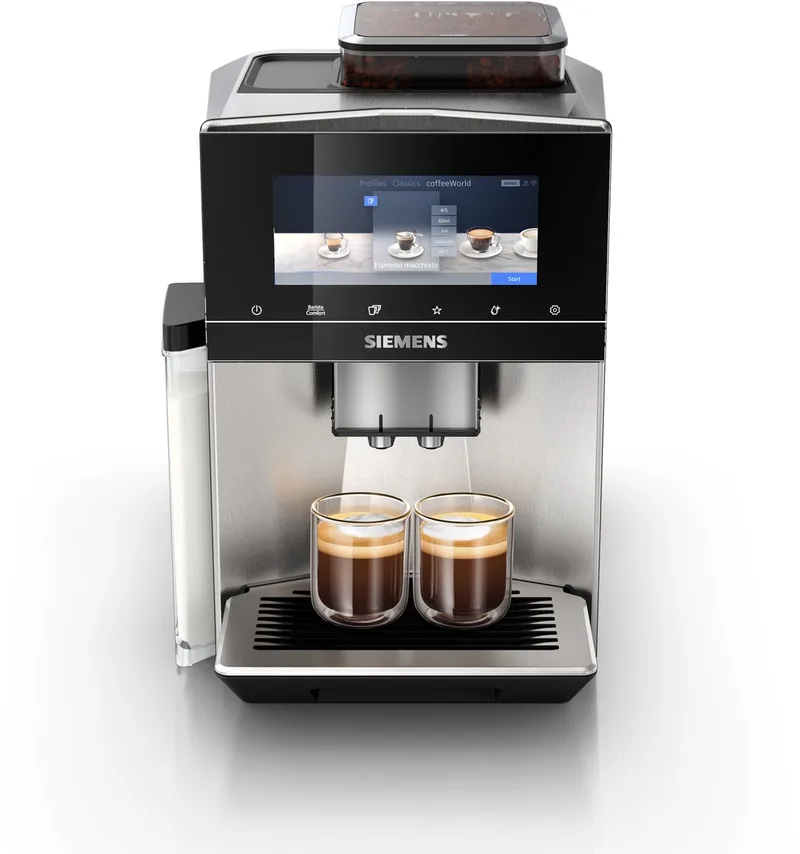 EQ900 TQ905R03 - Volautomatische espressomachine - RVS by Siemens in RVS – Met BeanIdent System & kopverwarmer – product photo