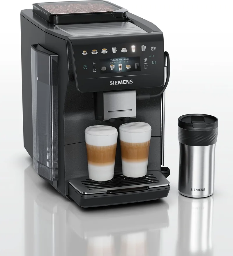 Espresso volautomaat EQ600 iAroma TP607ET8 by Siemens in Black – product photo
