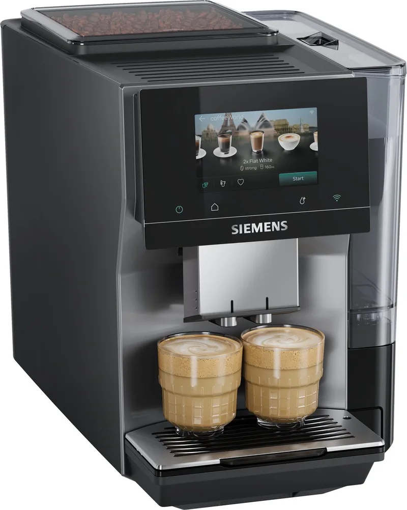 Espresso volautomaat EQ700 iAroma Morning haze TP725E01 van Siemens in Grijs – productfoto