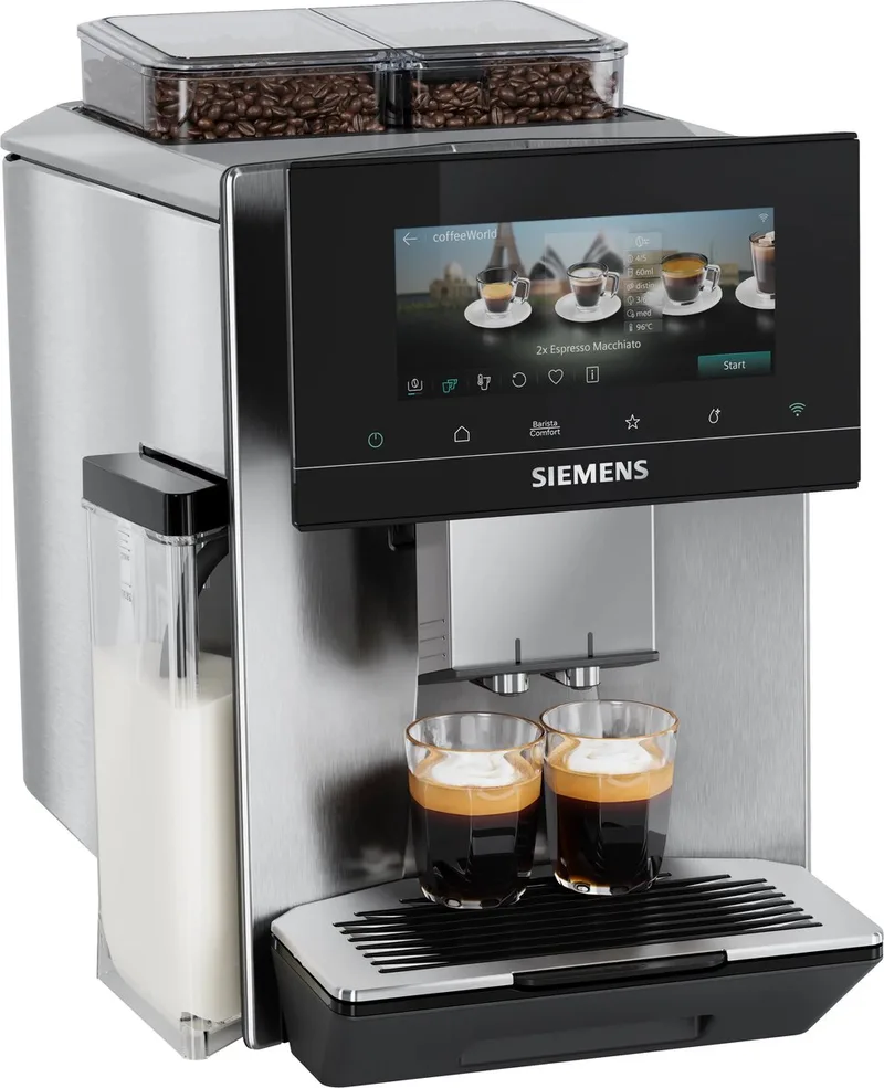 Espresso volautomaat EQ900 iAroma RVS TQ927E03 by Siemens in Silver – product photo