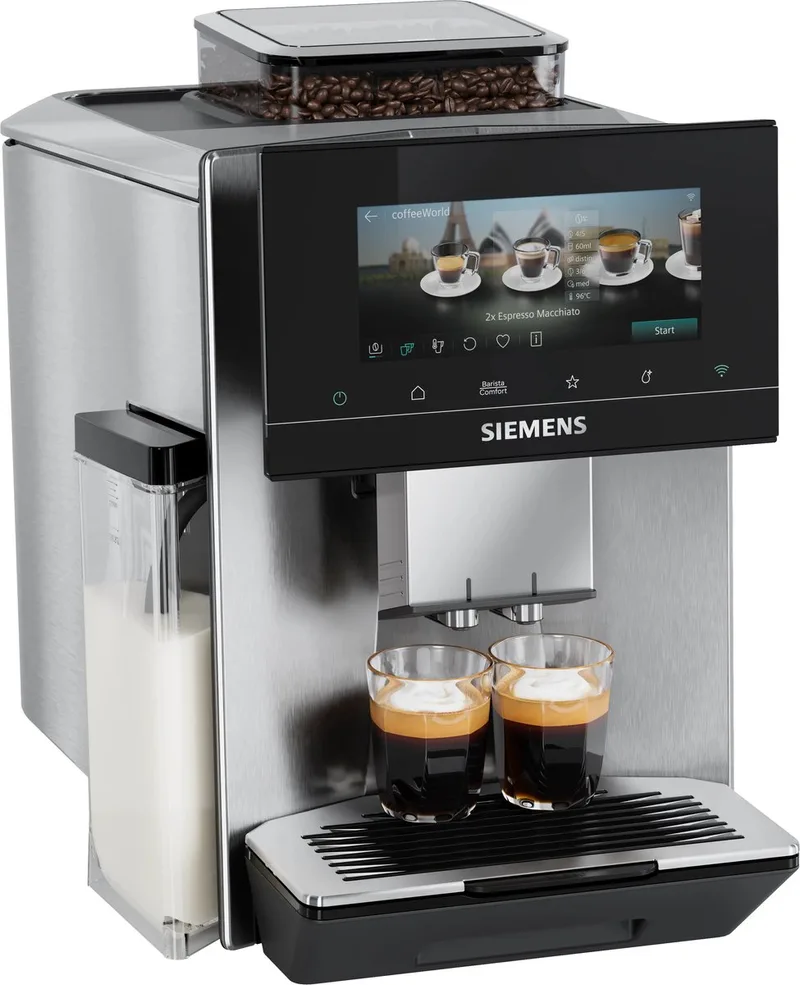 Espresso volautomaat EQ900 iAroma RVS TQ9X3B83 van Siemens in Zilver – productfoto