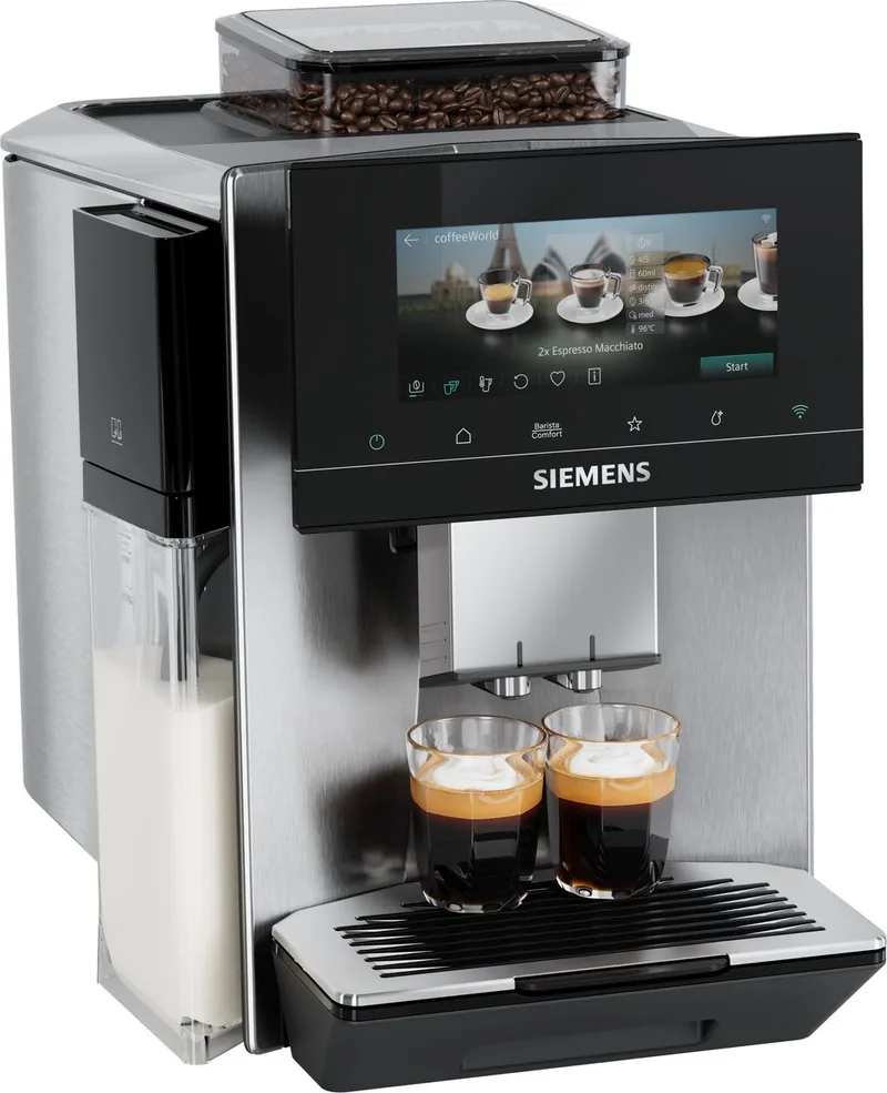 Espresso volautomaat EQ900 plus iAroma RVS TQ9X3BZ3 van Siemens in Zilver – productfoto