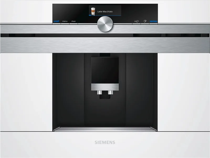 iQ700, Inbouw espresso koffie volautomaat de Siemens en Blanc – photo produit