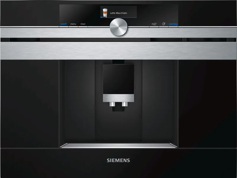 iQ700, Inbouw espresso koffie volautomaat de Siemens en Noir – photo produit