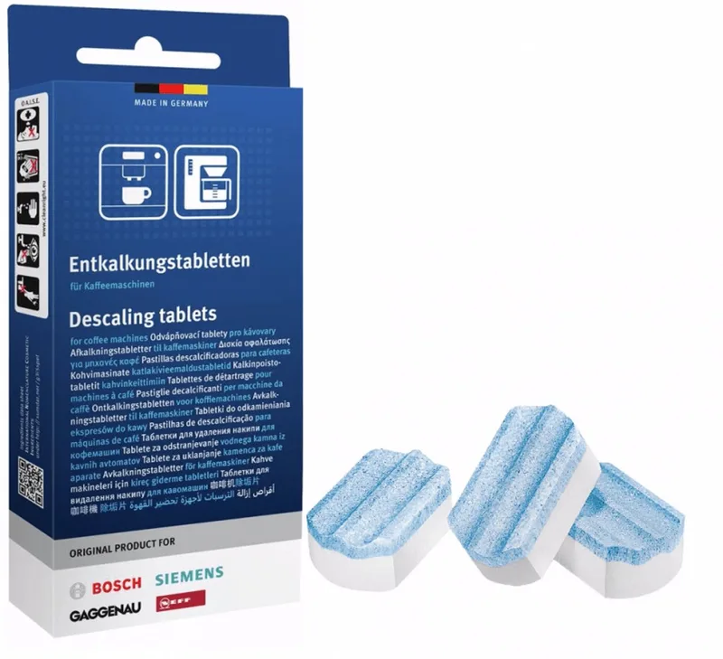 Siemens 2-in-1 Ontkalkingstabletten 311975 / 00311975 / TZ80002 (3st.) van Siemens in Blauw – productfoto