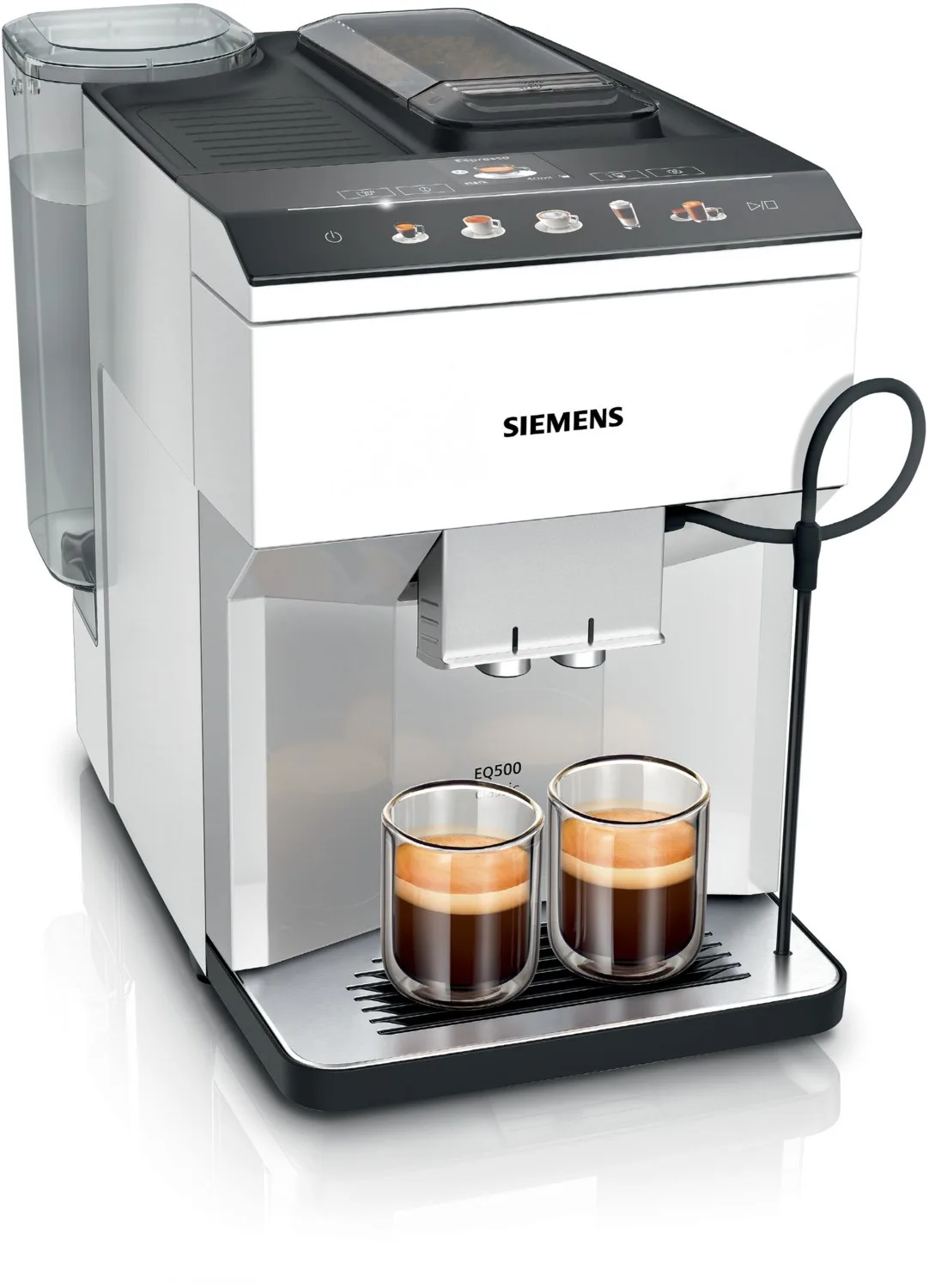 TP515D02 Kaffee-Vollautomat silber/weiß, Keramik-Mahlwerk, 15 bar, 1,9 l von Siemens – Produktfoto