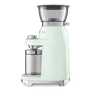 CGF03PGEU Elektrische Koffiemolen - Koffiebonenmaler - 30 Maalstanden - RVS Kegelmaalwerk - Voor Espresso, Filterkoffie & French Press - 240g Bonenreservoir - '50s Style van Smeg in Watergroen – productfoto 3 van 6