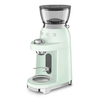 CGF03PGEU Elektrische Koffiemolen - Koffiebonenmaler - 30 Maalstanden - RVS Kegelmaalwerk - Voor Espresso, Filterkoffie & French Press - 240g Bonenreservoir - '50s Style van Smeg in Watergroen – productfoto 5 van 6