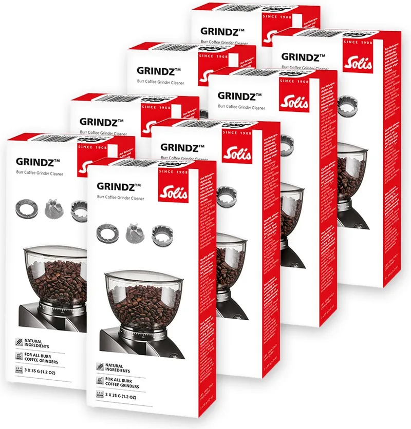 Grindz Reiniger voor Koffiemolen - Bonenmaler Reiniger - 3x 35g - 8 Stuks van Solis – productfoto