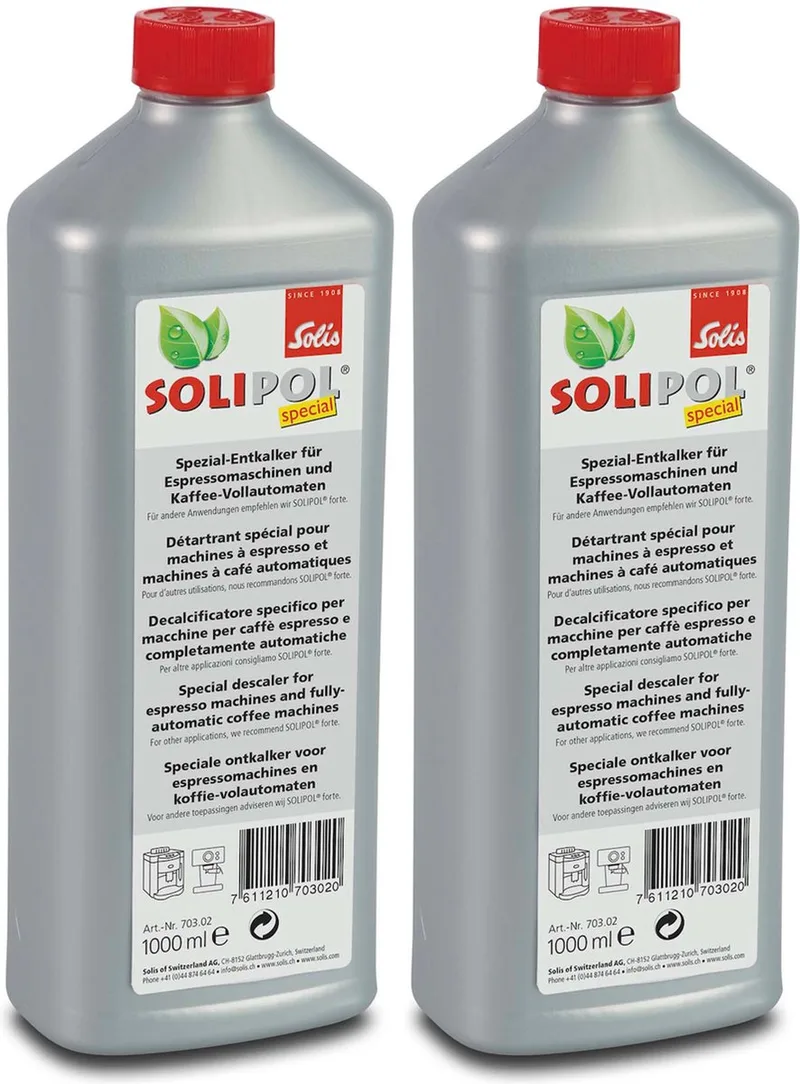 Solipol Special Ontkalker - Ontkalker Koffiemachine - 2 x 1 Liter by Solis in Grey – product photo