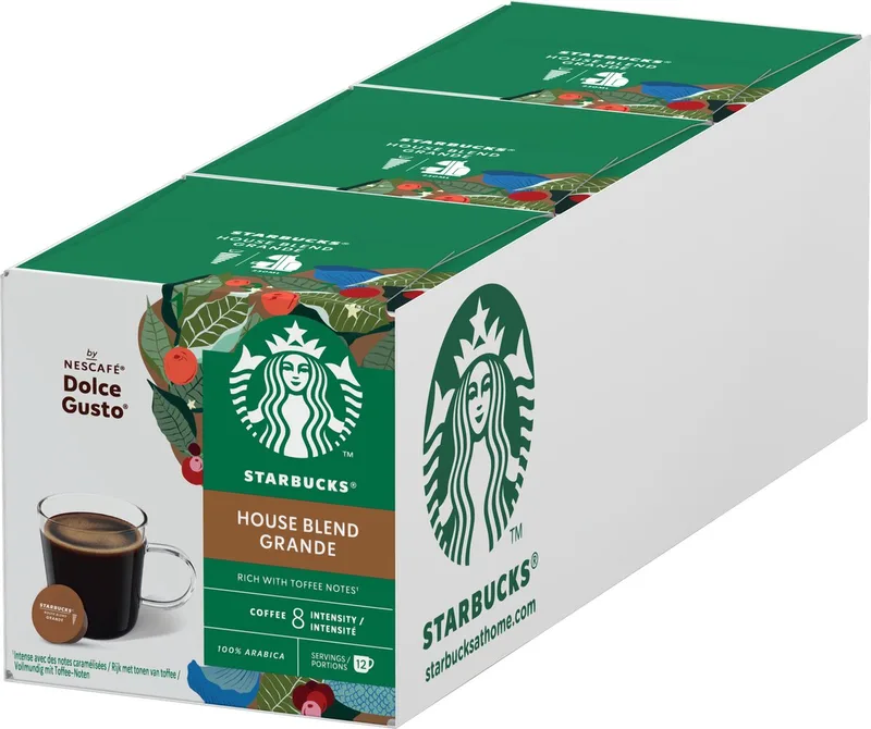 by Dolce Gusto capsules House Blend Grande - 36 koffiecups voor 36 koppen koffie by Starbucks – product photo