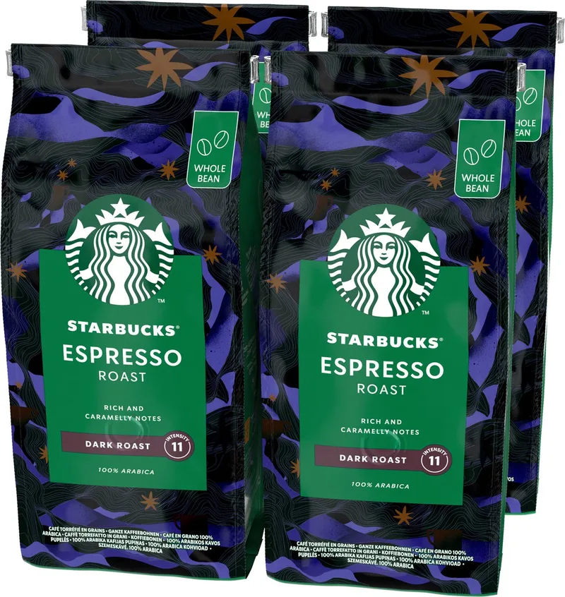 Espresso Roast koffiebonen - 4 zakken x 450g van Starbucks – productfoto