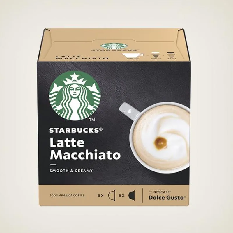Koffiecapsules compatibel met NESCAFÉ® Dolce Gusto® Starbucks Latte Macchiato, 6 + 6 pcs. van Starbucks – productfoto