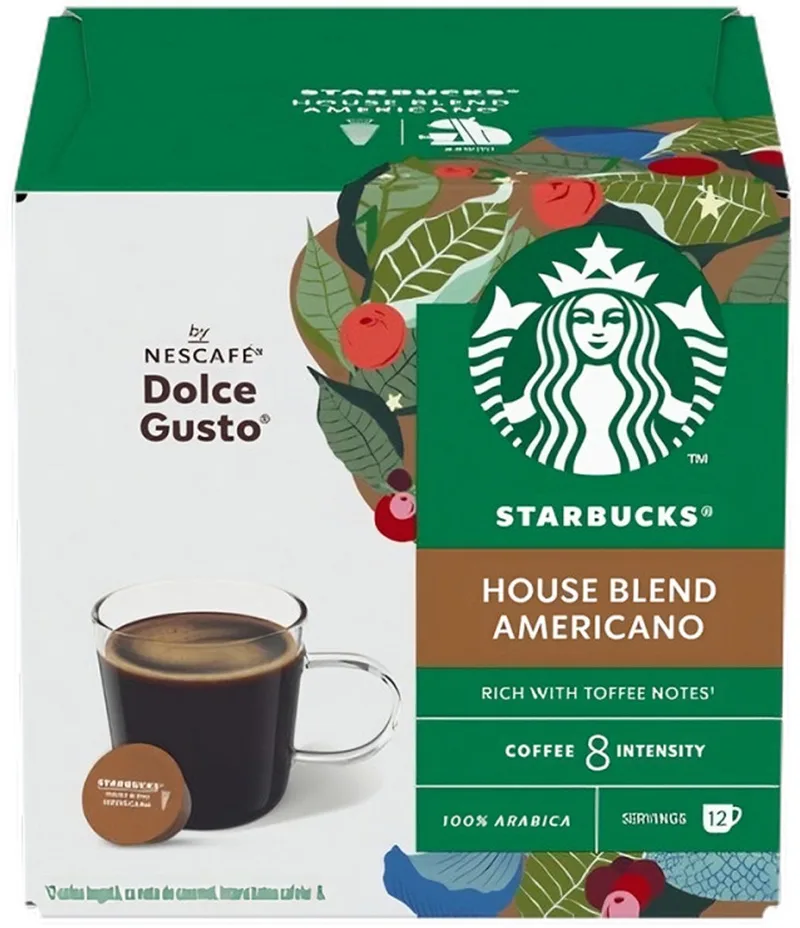 Koffiecapsules compatibel met NESCAFÉ® Dolce Gusto® Starbucks House Blend Americano, 12 pcs. van Starbucks – productfoto