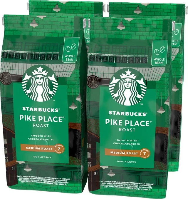 Pike Place Roast koffiebonen - 4 zakken x 450g