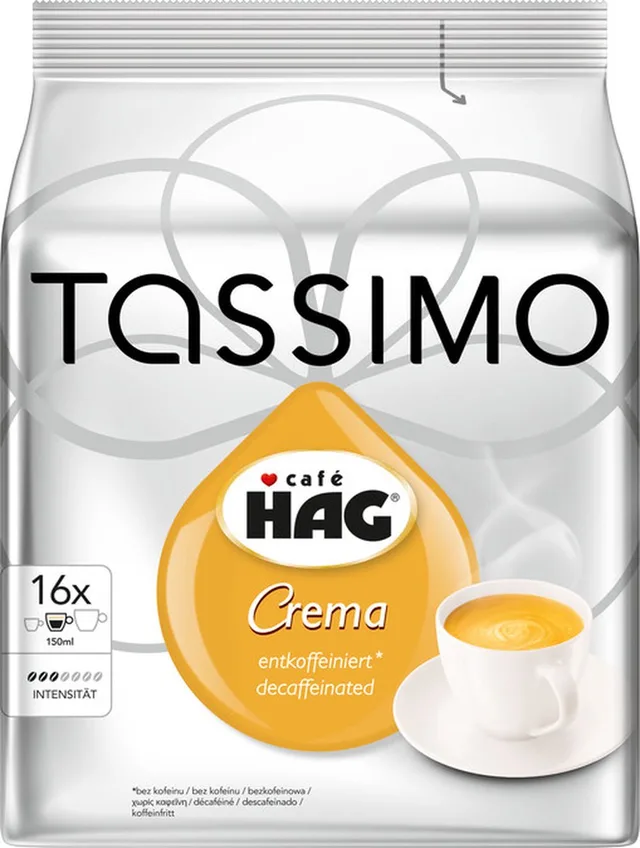 Café HAG crema decafé - 16 Capsules