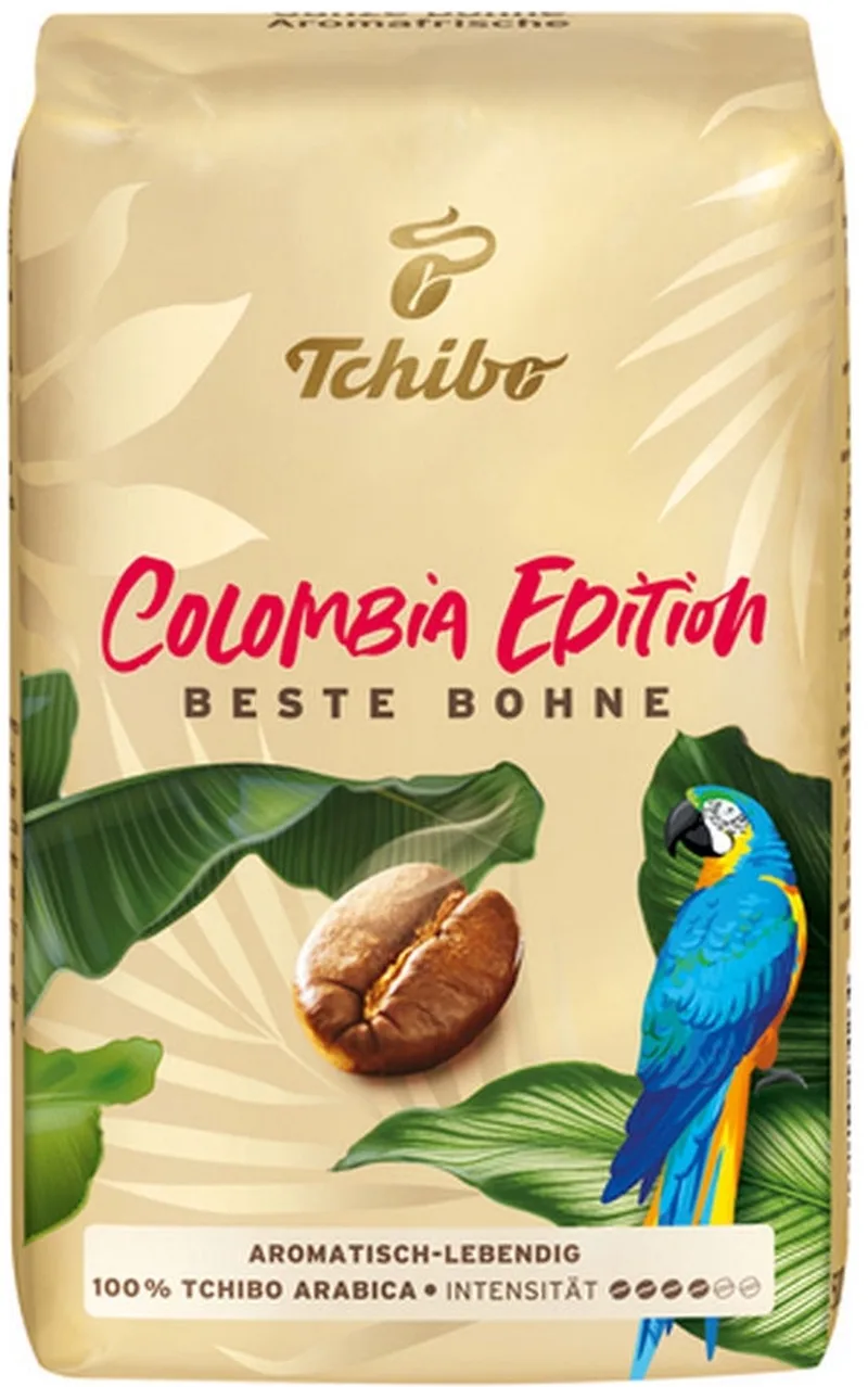 Beste Bohne Colombia Edition Bonen - 6x 500g von Tchibo – Produktfoto