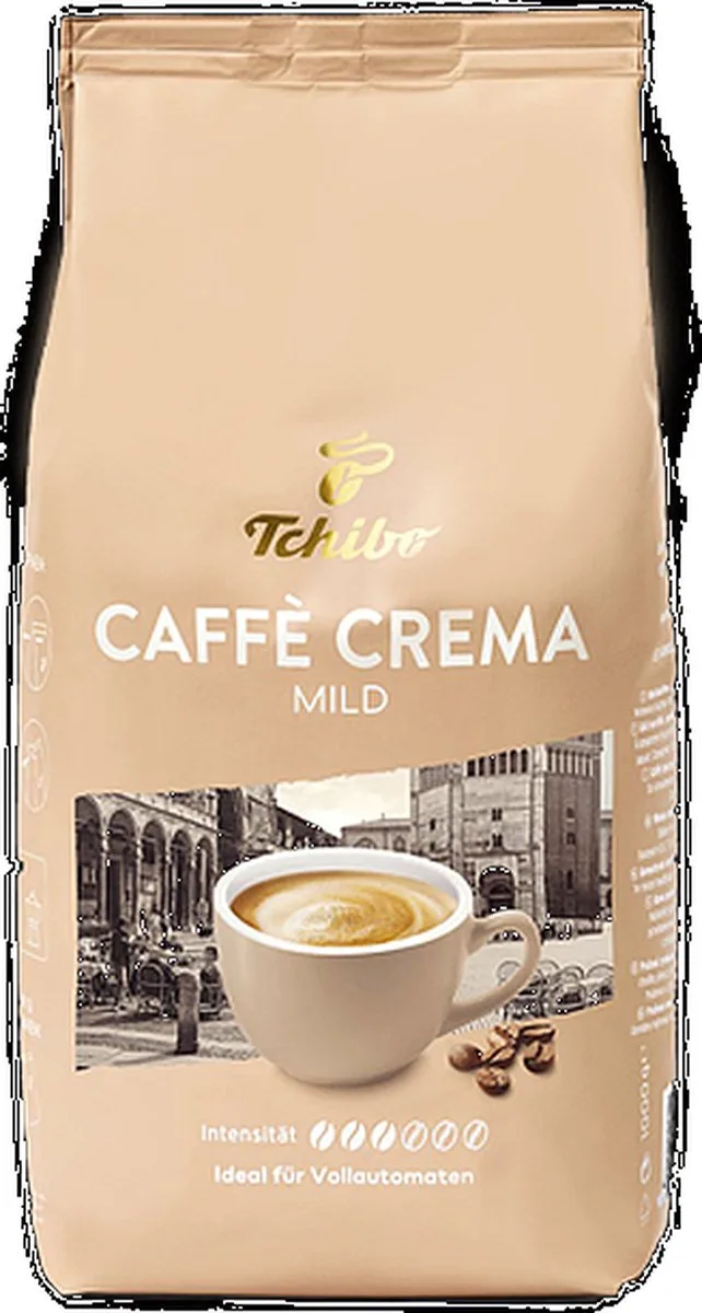 Caffè Crema Mild Bonen - 8x 1 kg van Tchibo – productfoto