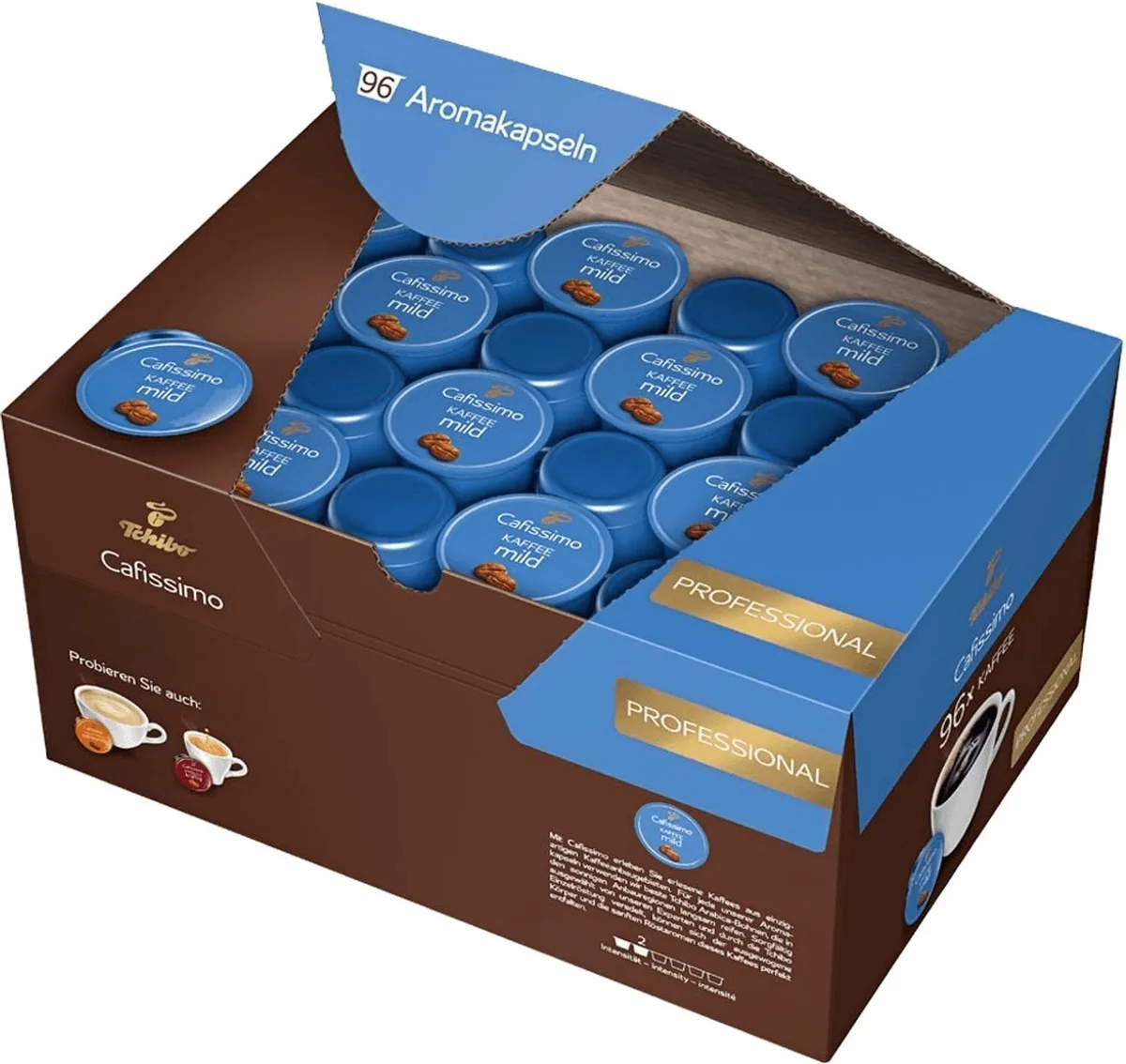Cafissimo Kaffee Mild - 4 x 96 Cups de Tchibo – photo produit