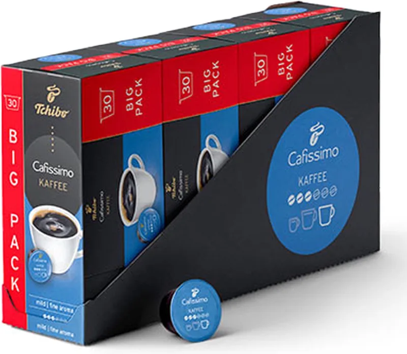 Cafissimo Kaffee Mild - 4x 30 Capsules van Tchibo – productfoto