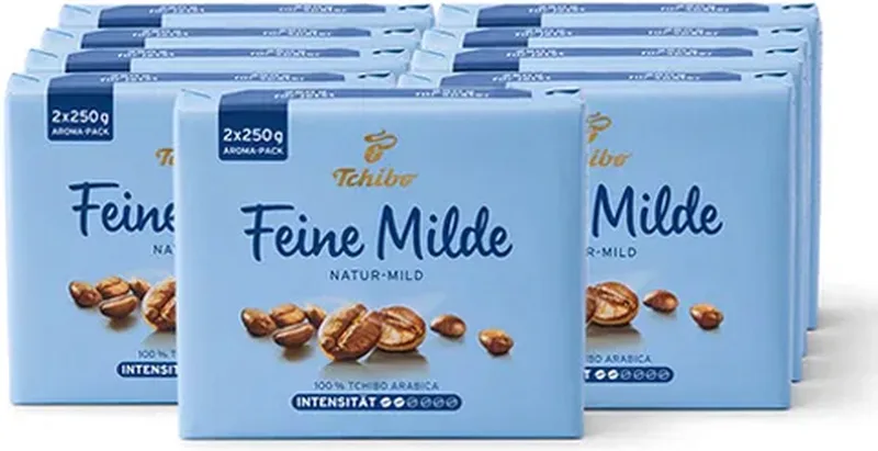 Feine Milde Gemalen koffie - 9x 500g (2x 250g) by Tchibo – product photo