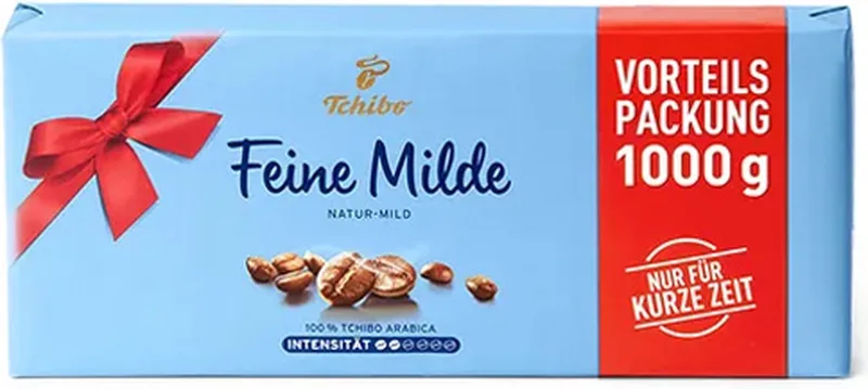 Feine Milde Gemalen koffie Voordeelpakket - 1 kg van Tchibo – productfoto