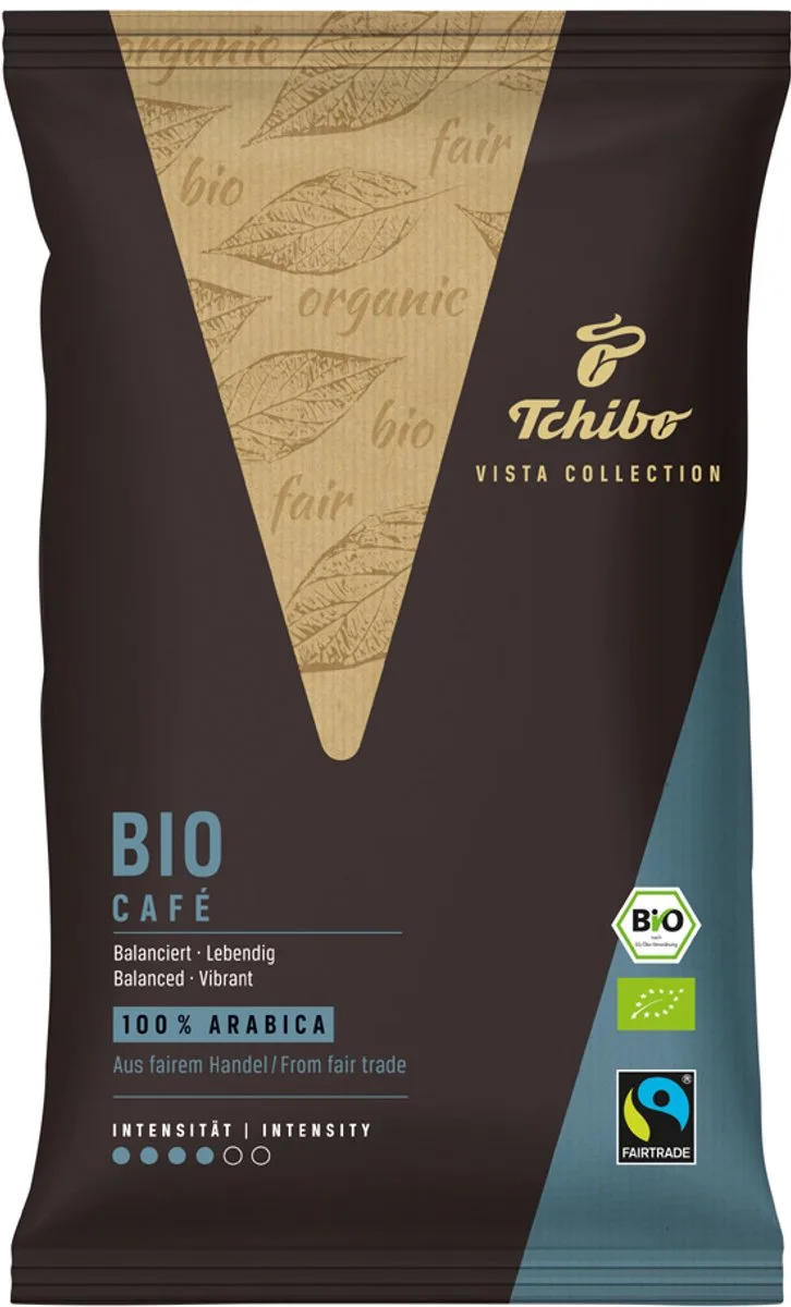 Koffie Gemalen Bio 500gr van Tchibo – productfoto