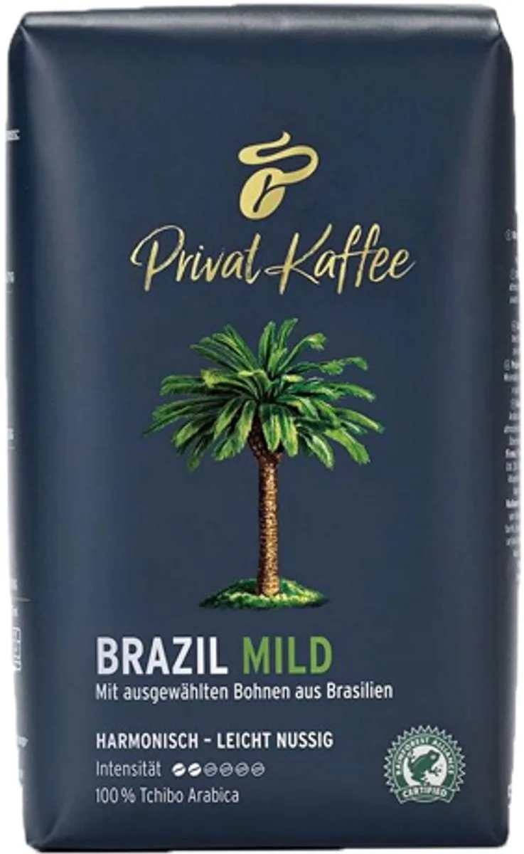 Privat Kaffee Brazil Mild Bonen - 500g by Tchibo – product photo