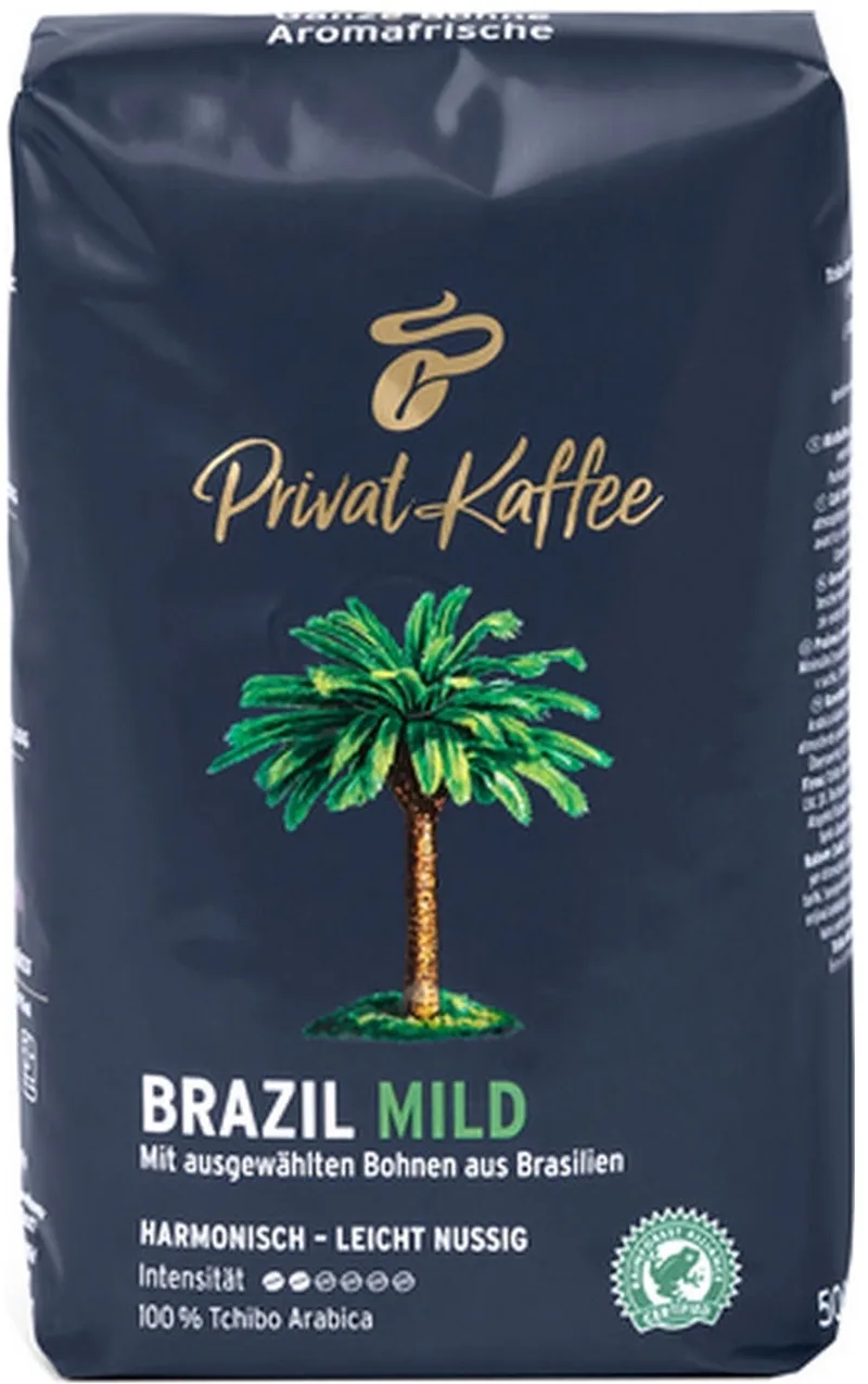 Privat Kaffee Brazil Mild Bonen - 6x 500g fra Tchibo – produktbillede