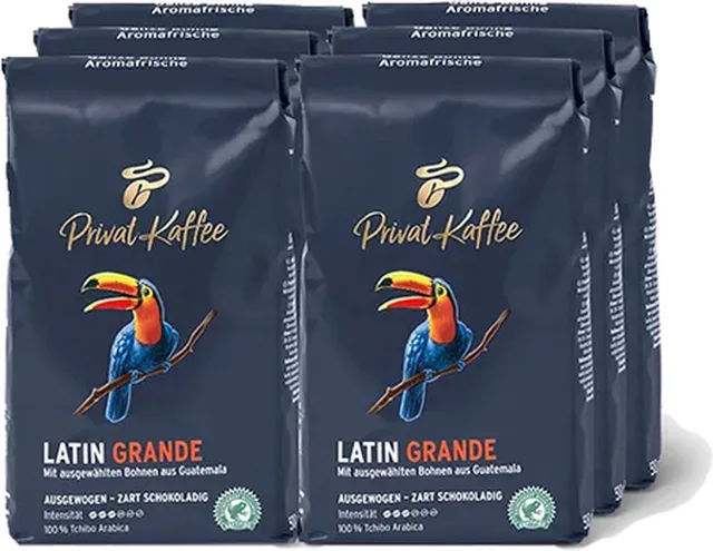 Privat Kaffee Latin Grande Bonen - 6x 500g