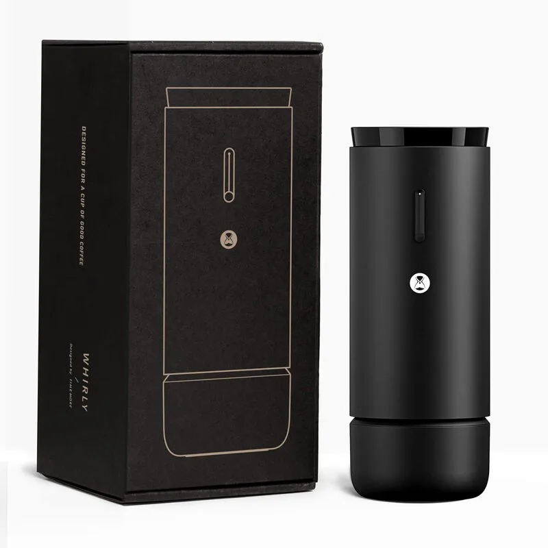 Koffiemolen met maalschijven, draagbare elektrische molen met metalen behuizing, 30 nauwkeurige instellingen voor espresso tot French Press, geluidsarm ontwerp, automatische stop en verstoppingsbeveiliging voor thuis- en buitengebruik (zwart) de Timemore – photo produit