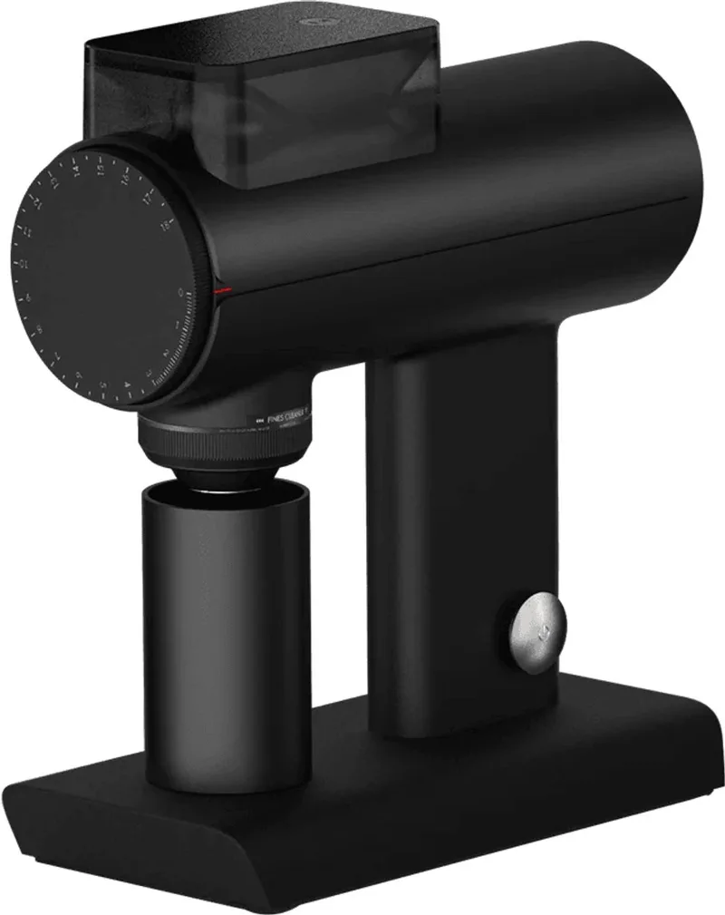 Sculptor 078 Single Dose molen, Pour-Over van Timemore in Zwart – productfoto