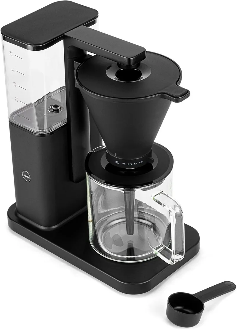 CM10AB-M125 Handmatig Filterkoffiezetapparaat 1,25 l van Wilfa in Zwart, Transparant – productfoto